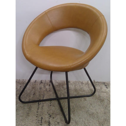Brown Chair with Metal Legs (Added 07/15/2026)