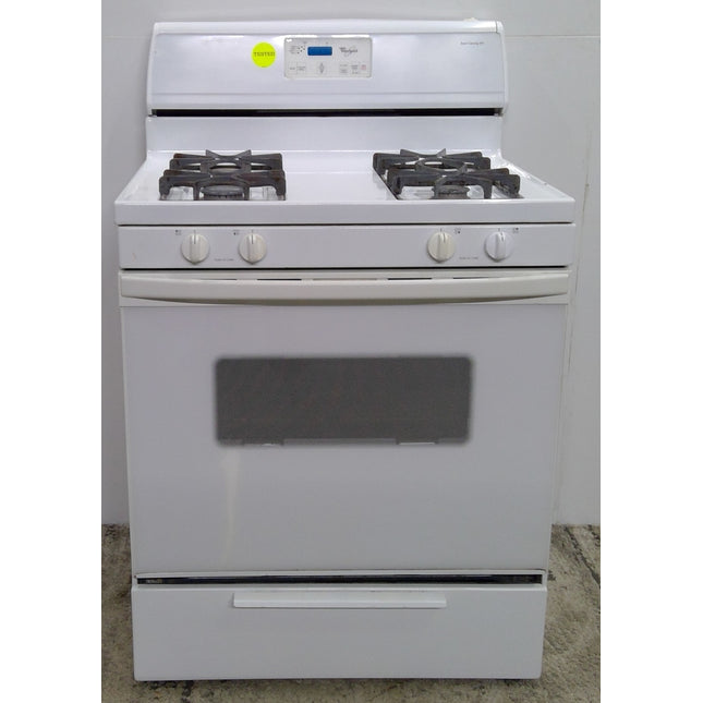 Whirlpool 30" White Gas Range
