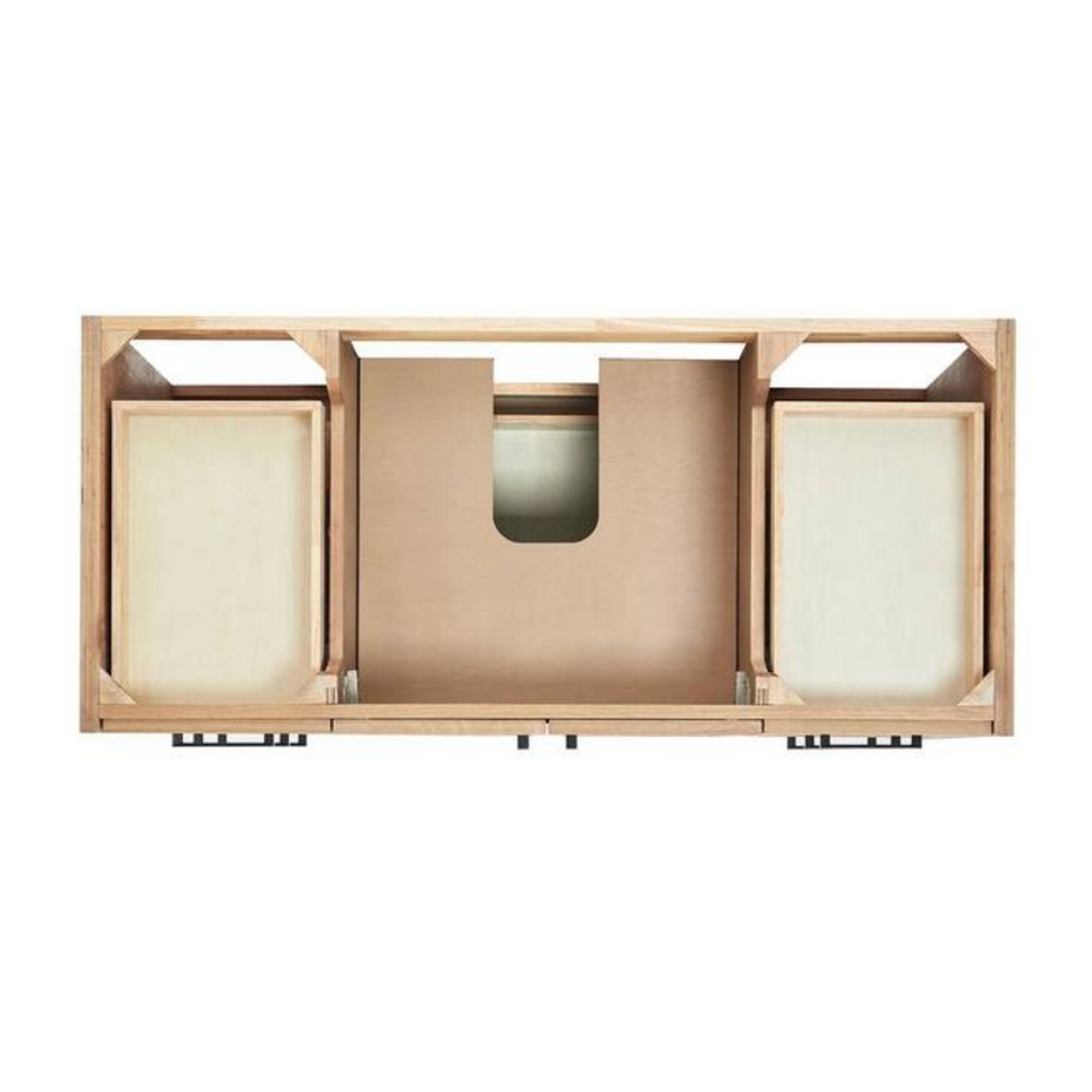 48" Single Sink Base Cabinet in White Oak