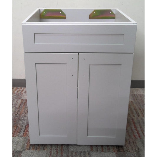 24" Gray Sink Base Cabinet