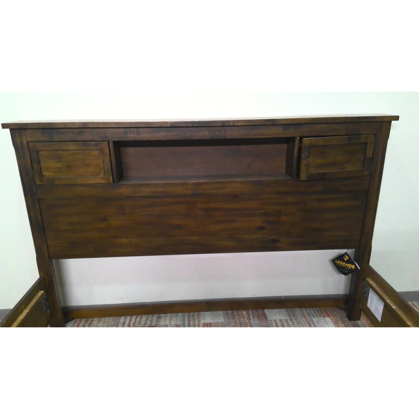 King-Size Bed Frame with Storage