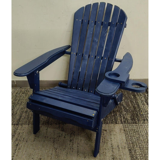 Blue Folding Adirondack Chair