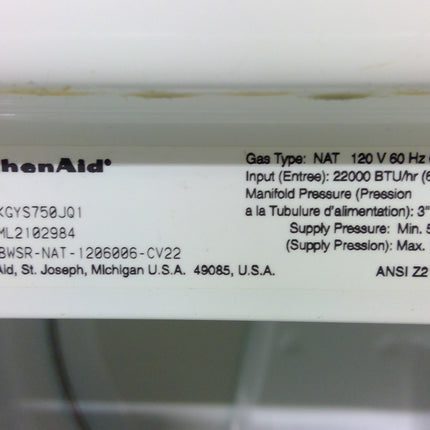 KitchenAid Gas Dryer