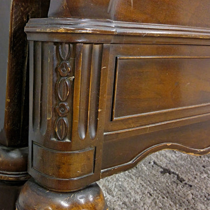 Ornate Full Wood Bed Frame
