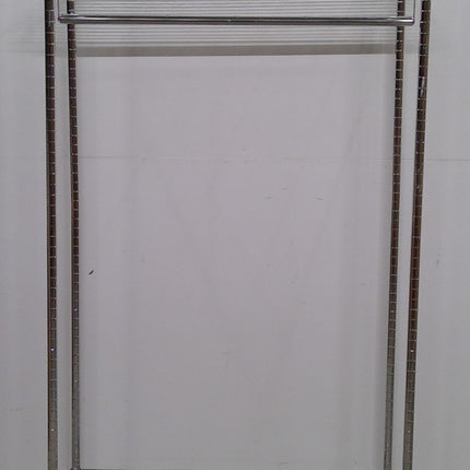 Chrome Rolling Garment Rack