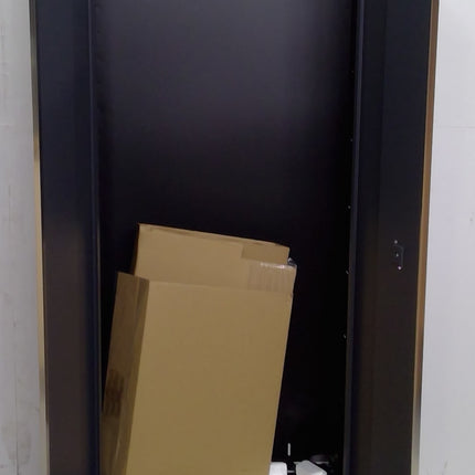 30" Black and Gray Steel Storage Locker