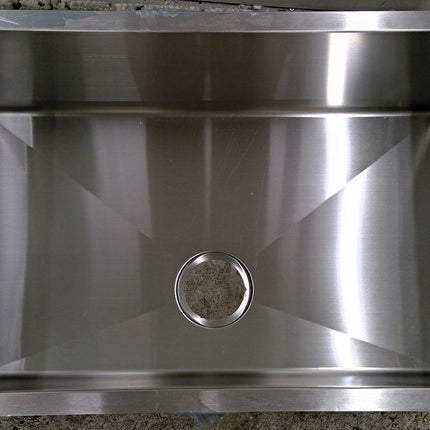 30" Undermount Single Bowl Stainless Steel Sink