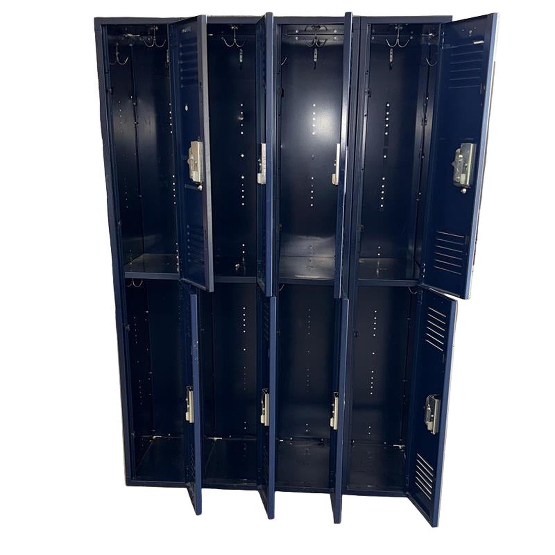 Blue Two-Teir Metal Lockers