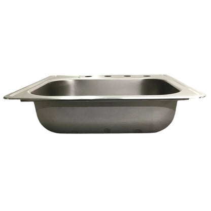 25” Drop-In 20-Gauge Stainless-Steel Sink