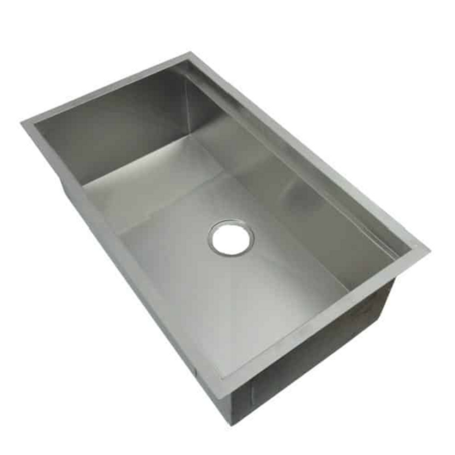 32" Undermount Single Bowl Stainless Steel Sink