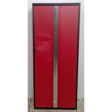 30" x 72" Red and Black Steel Storage Cabinet (Added 08/14/2026)