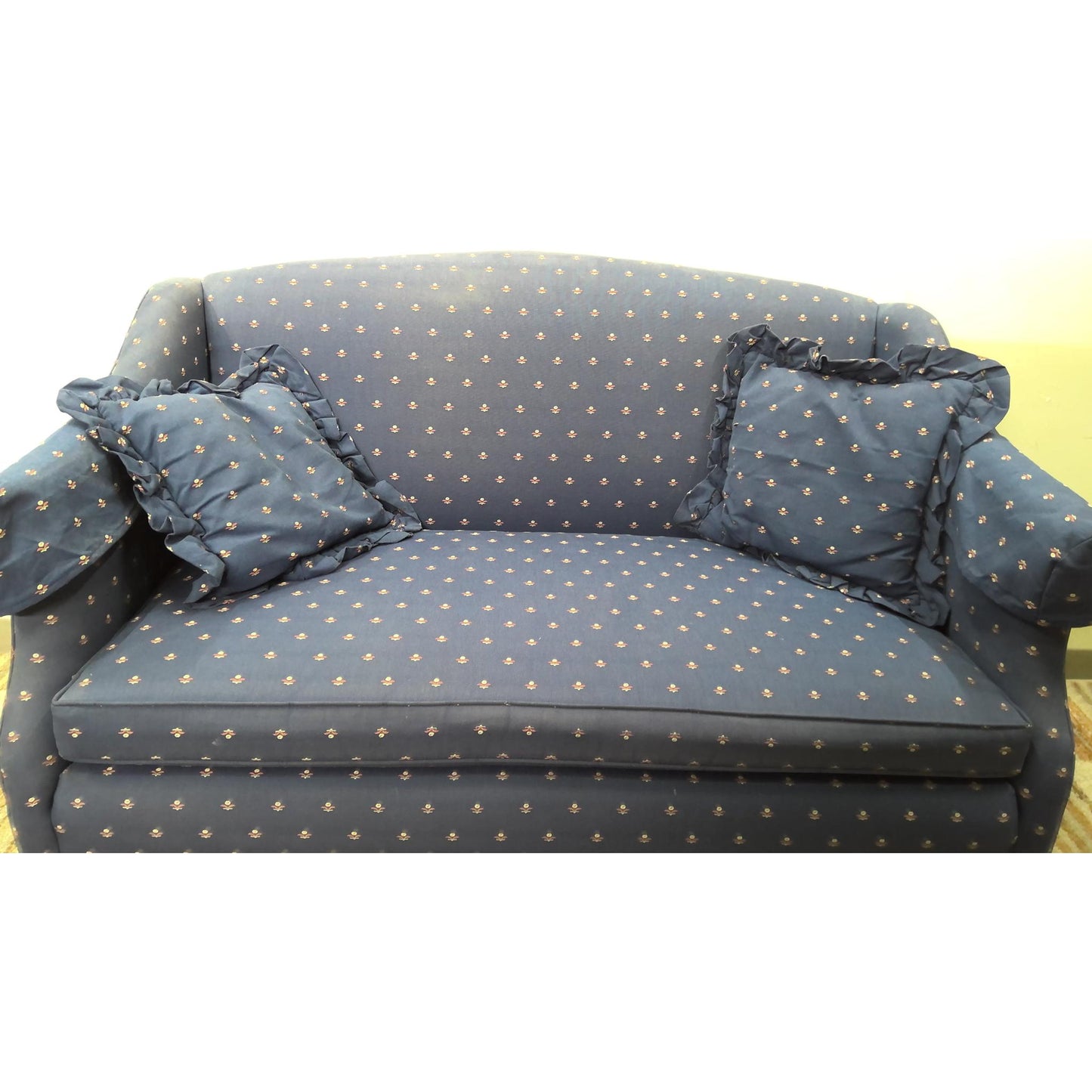 50" Blue Loveseat