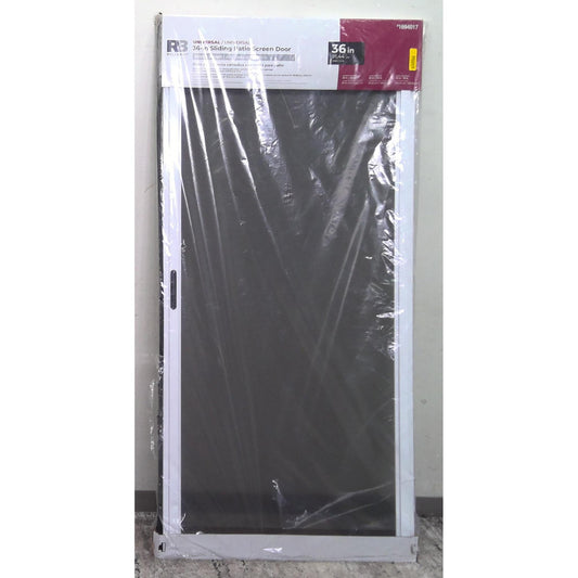 36x80 White Sliding Screen Door