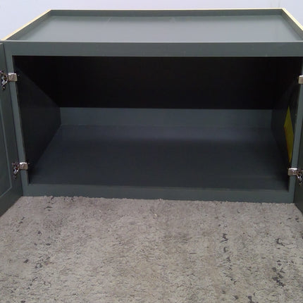 37" x 20.5" Green Upper Cabinet