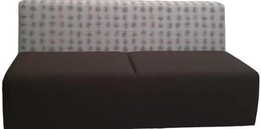 65" Modern Armless Sofa, front