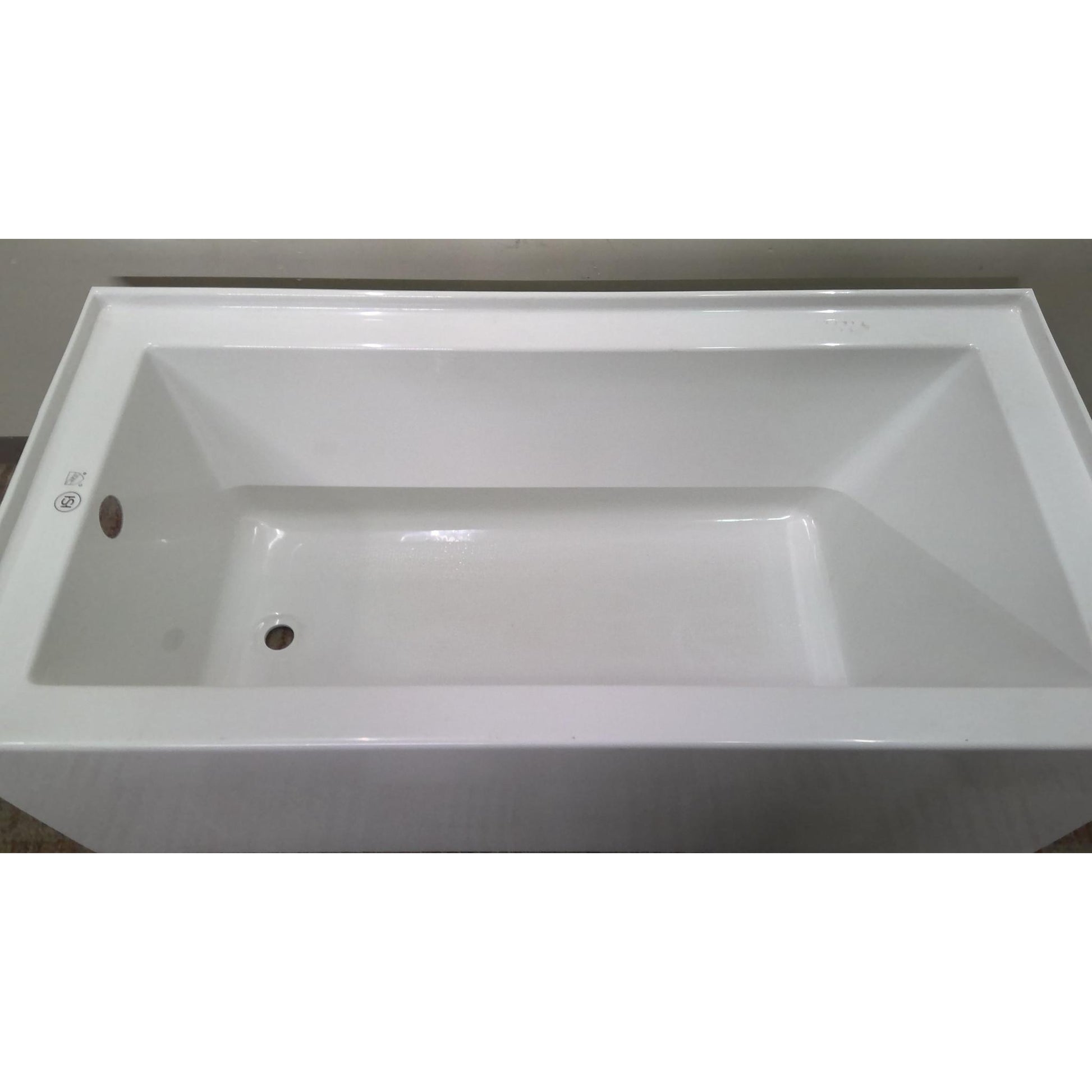 60" Left Drain Alcove Bathtub