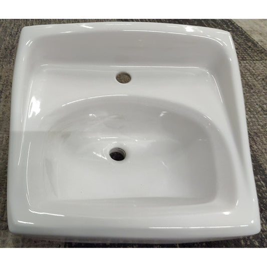 21" Wall Mount Porcelain Sink