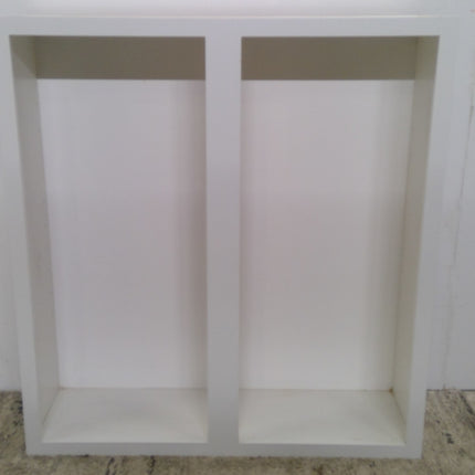 39" x 42" White Plywood Upper Cabinet (No Doors)