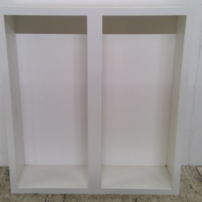 39" x 42" White Plywood Upper Cabinet (No Doors)