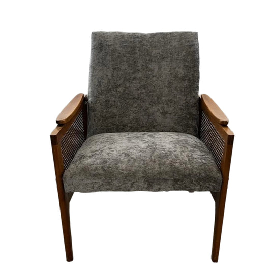 Walnut Cane Armchair