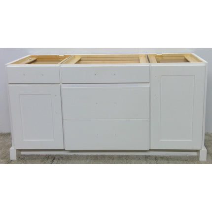 68" White Base Cabinet