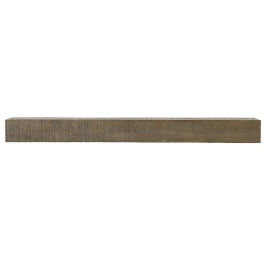 60" Distressed Fireplace Mantel Shelf, front