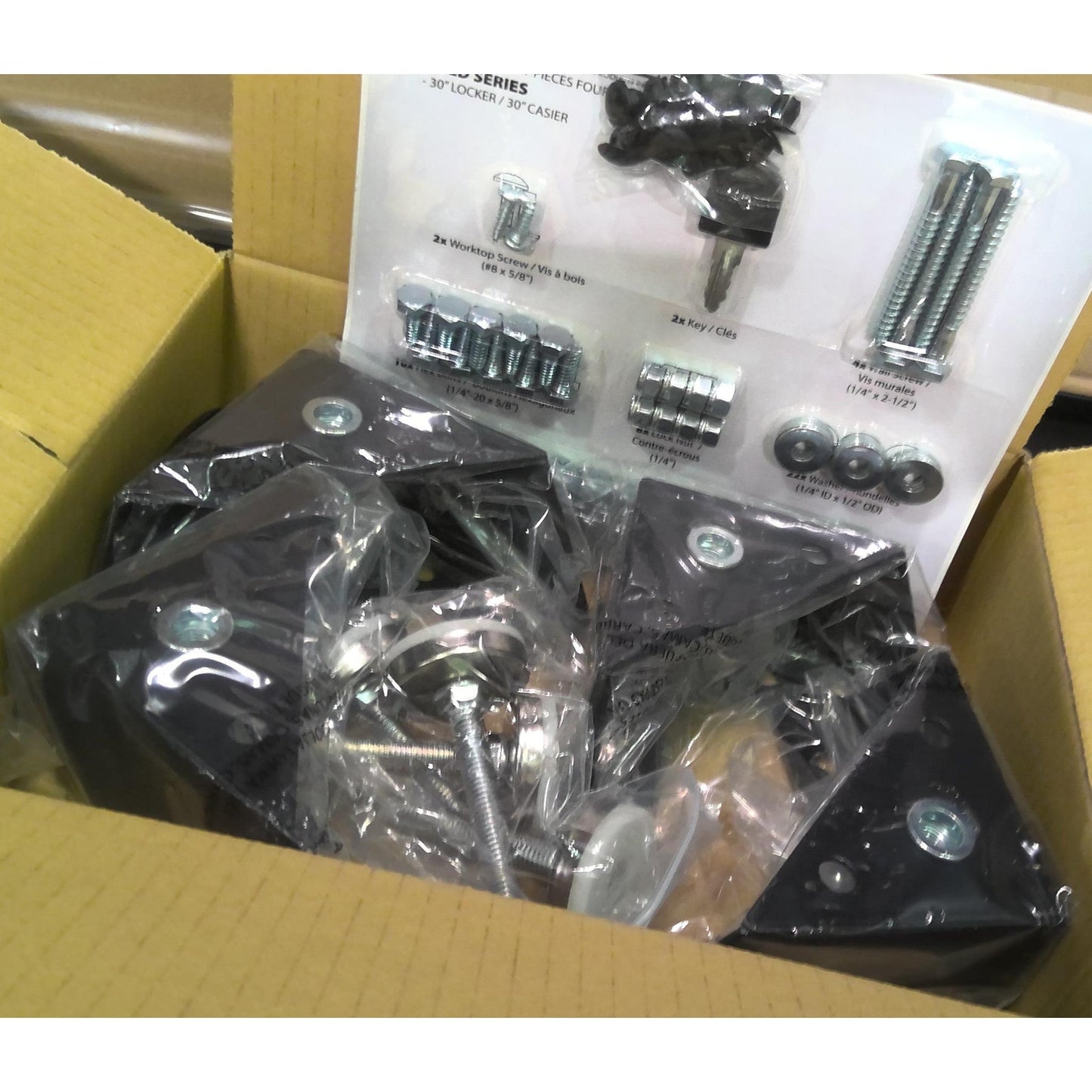 30" x 72" Black and Gray Multi-Use Steel Storage Locker