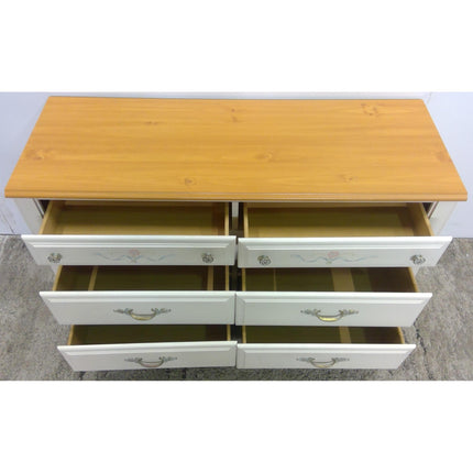 50" 6-Drawer White Dresser with Mirror (Added 08/11/2026)