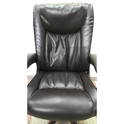 Brown Leather Swivel Executive Chair