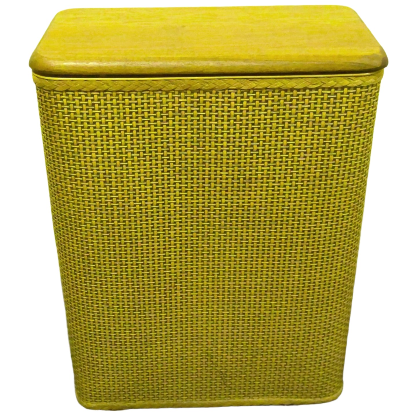 Vintage Wicker Laundry Hamper