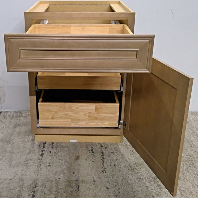 24" 3-Drawer Base Cabinet