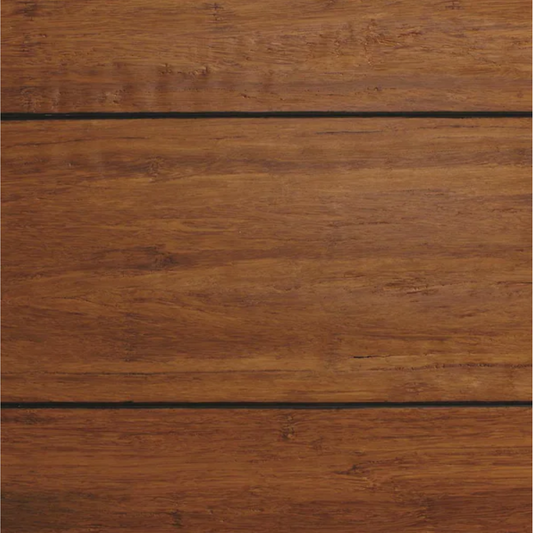 87 Square Feet of Dark Honey Distressed Strand Woven Engineered Bamboo Flooring (4 Boxes)