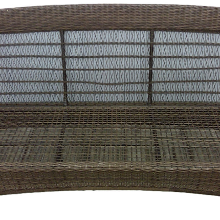 84" Outdoor Wicker Patio Sofa