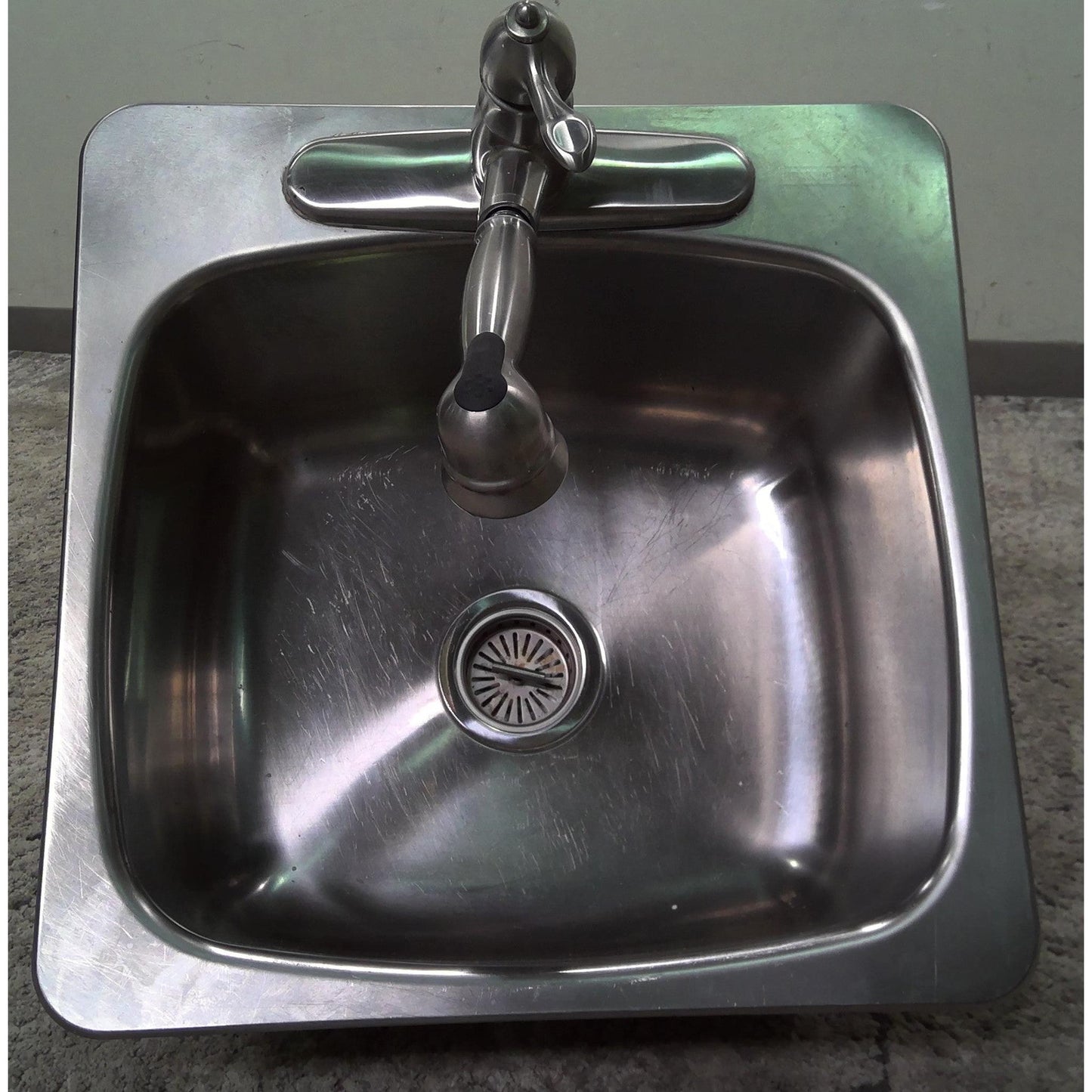 Stainless Steel Sink with Faucet