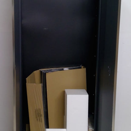 30" Black and Gray Steel Storage Locker