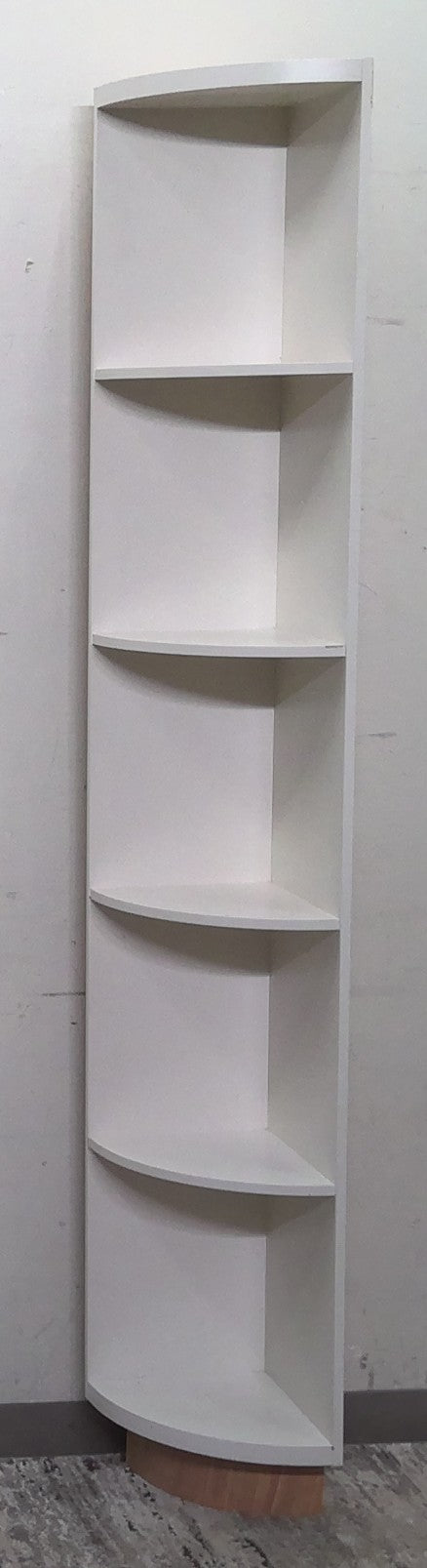 White Corner Shelving Unit