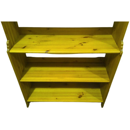78" 6-Tier Pine Bookcase
