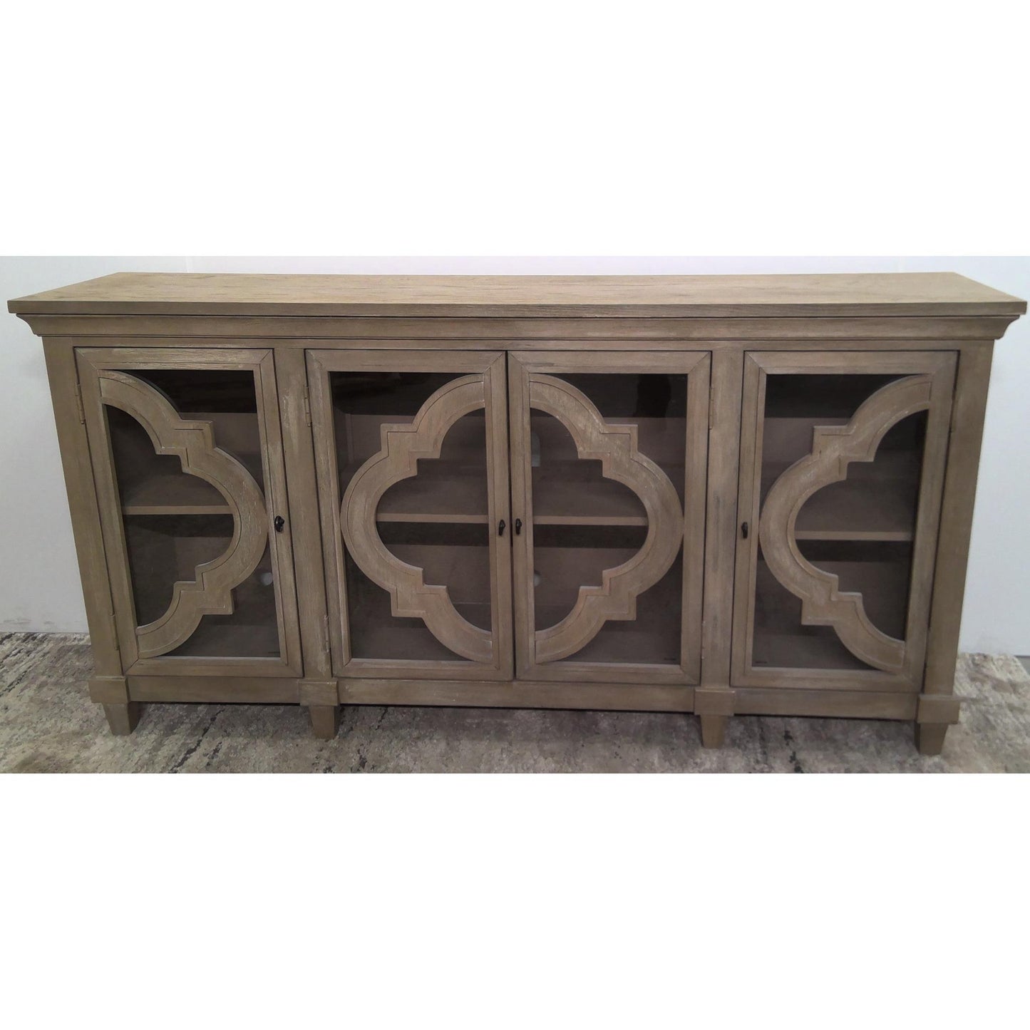 76" Buffet with Glass Doors