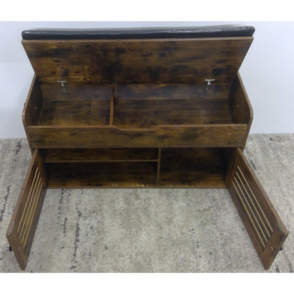 40" Storage Bench with Black Cushion (Added 07/24/2026)