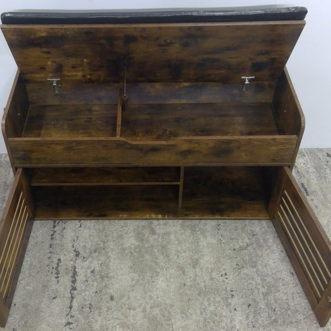 40" Storage Bench with Black Cushion (Added 07/24/2026)