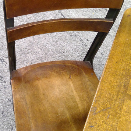 Vintage Industrial Child's School Desk
