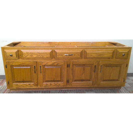 74" Double Sink Vanity Cabinet