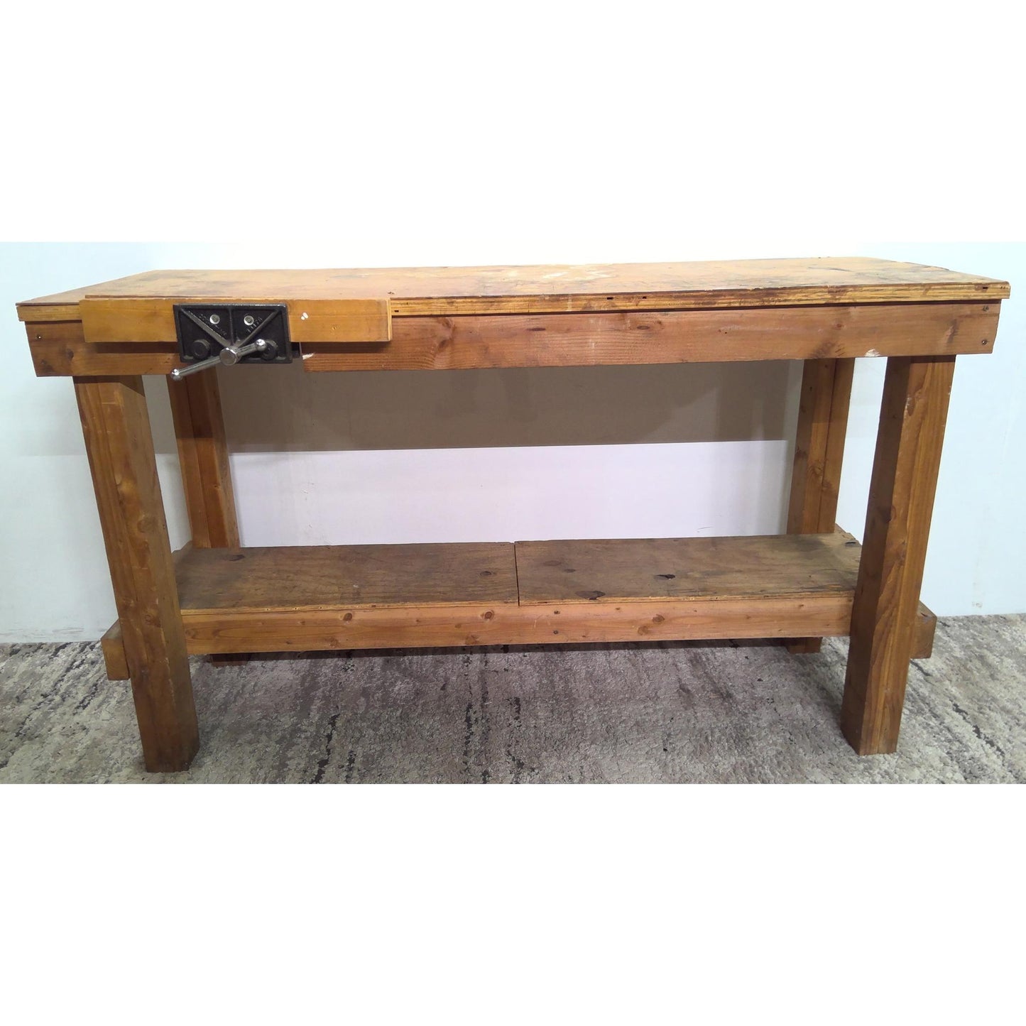 60" Work Bench with 2 Vise Clamps