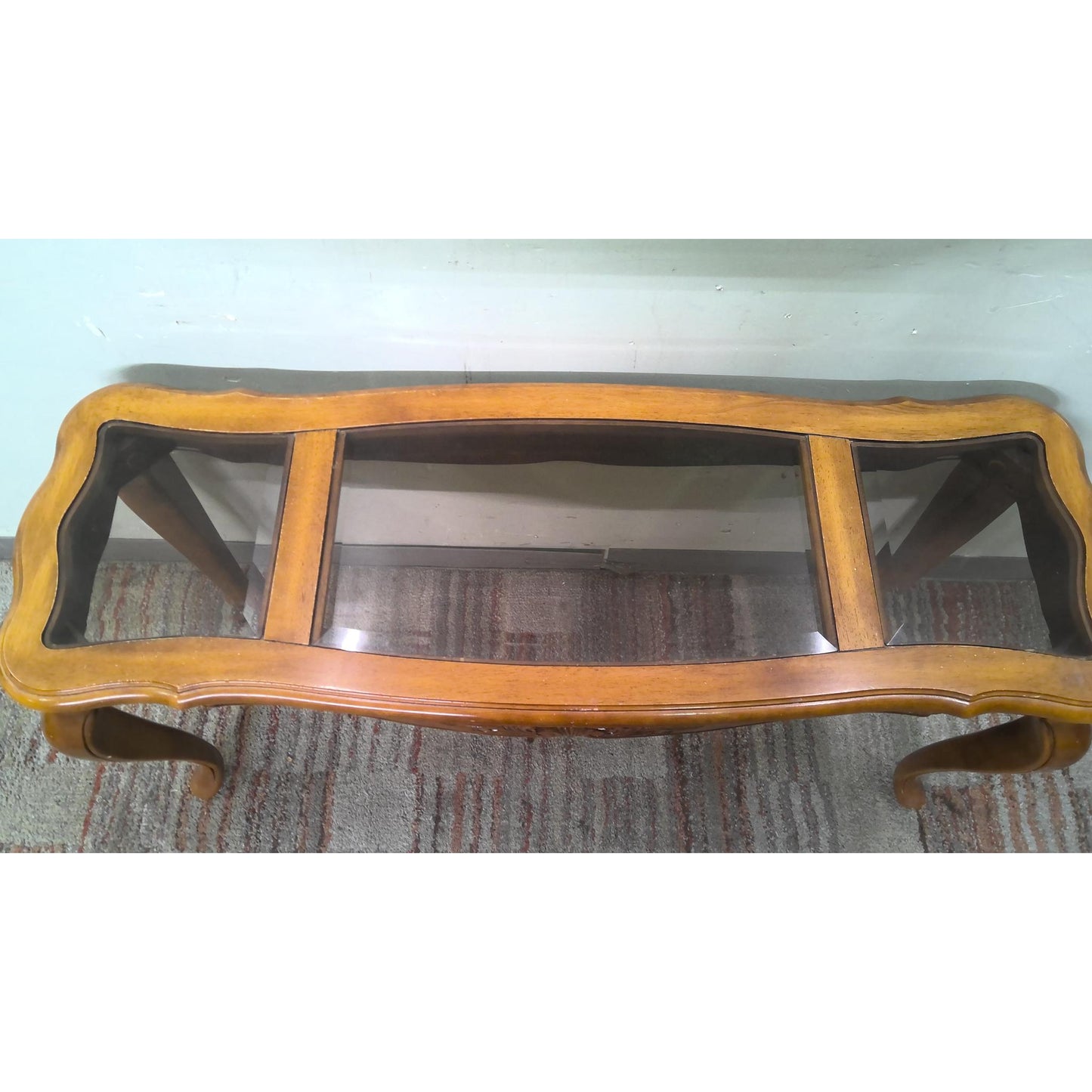 Glass Top Sofa Table