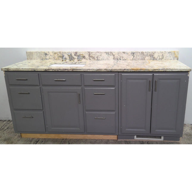 77" Granite Top Vanity
