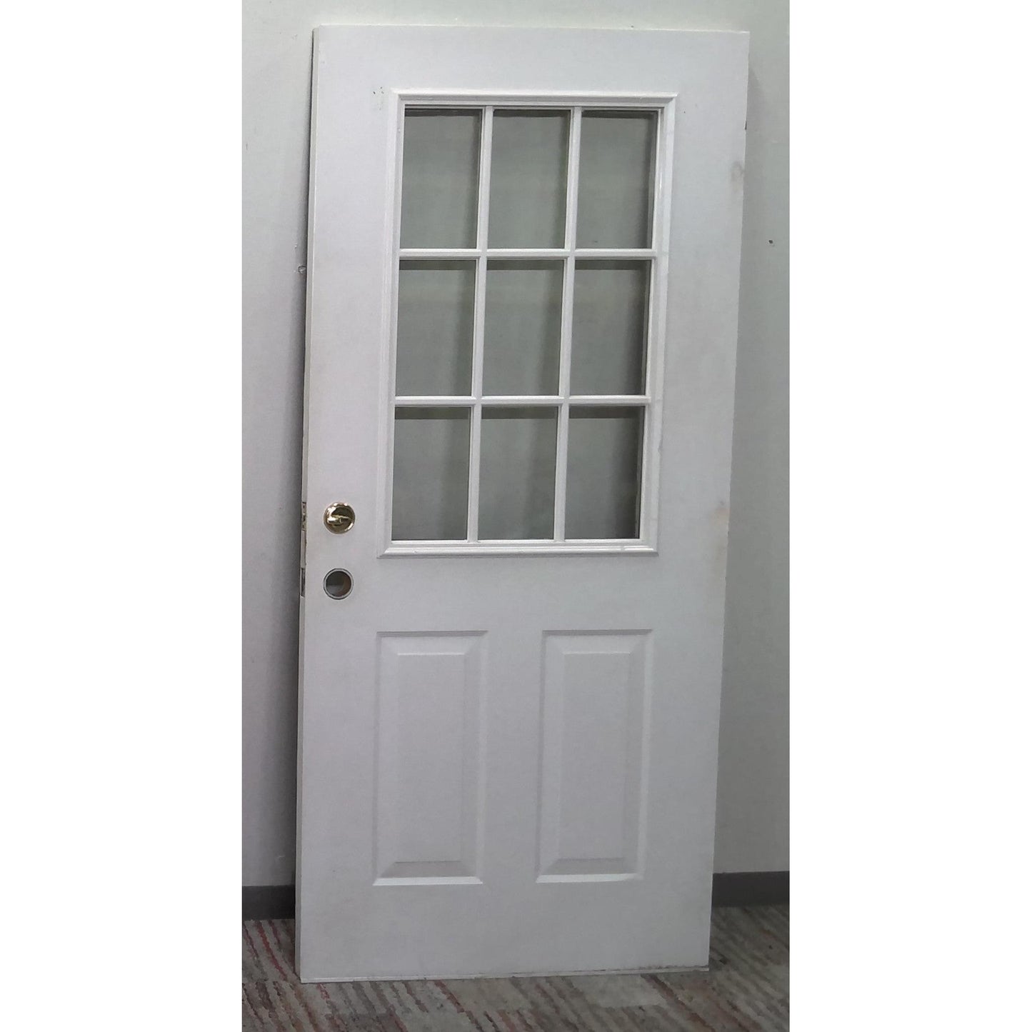 36" x 79" Red/White Entry Door