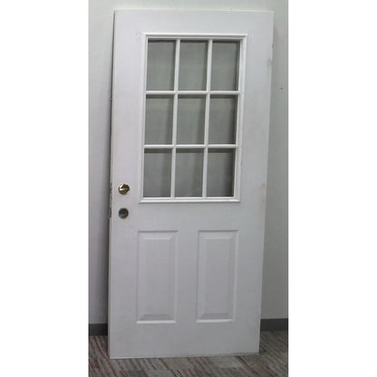 36" x 79" Red/White Entry Door
