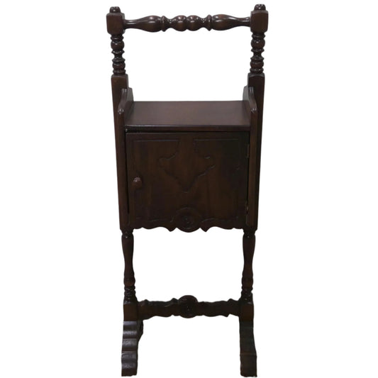 Antique Humidor/Smoking Cabinet, front