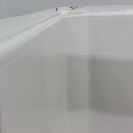 60-in W x 33-in L x 77-in H Rectangle One-Piece Shower Kit (Right Drain) with Integrated Seat Base and Wall Drain