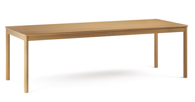 78" - 97.5" Extendable Dining Table - White Oak